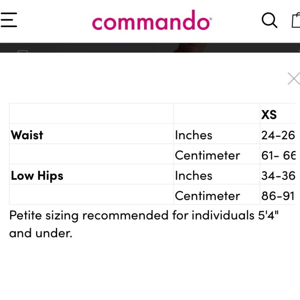 Commando Black Faux Leather Leggings Black Ankle Length Petite Small Textured - Picture 11 of 12